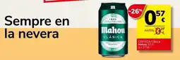 Supermercados Charter Mahou - cerveza chesa oferta