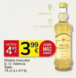 Supermercados Charter Valencia - mistela moscatel d. o oferta