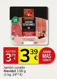 Supermercados Charter Navidul - jamon curado oferta