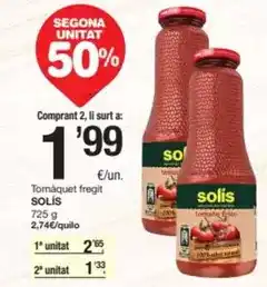 SPAR Fragadis Solís - tomaquet fregit oferta