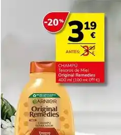 Supermercados Charter Garnier - home creation original remedies oferta