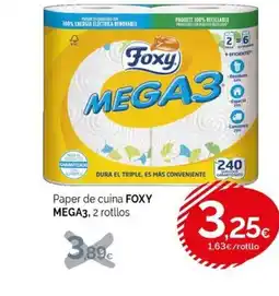 Condis FOXY MEGA3 Paper de cuina oferta
