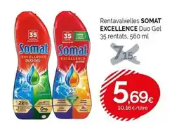 Condis SOMAT EXCELLENCE Rentavaixelles Duo Gel 35 rentats oferta