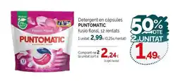 Condis PUNTOMATI Detergent en càpsules fusió floral, 12 rentats oferta