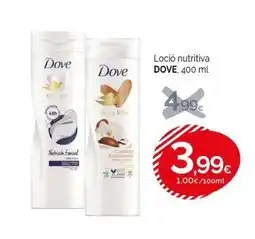Condis DOVE Loció nutritiva oferta