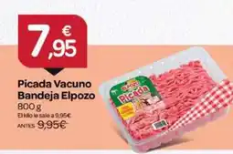 Supermercados El Jamón ELPOZO Picada Vacuno Bandeja oferta