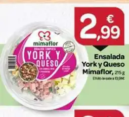 Supermercados El Jamón MIMAFLOR Ensalada York y Queso oferta