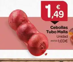 Supermercados El Jamón Cebollas Tubo Malla oferta