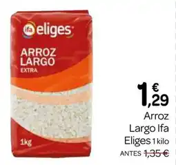 Supermercados El Jamón IFA ELIGES Arroz Largo oferta