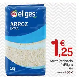 Supermercados El Jamón IFA ELIGES Arroz Redondo oferta