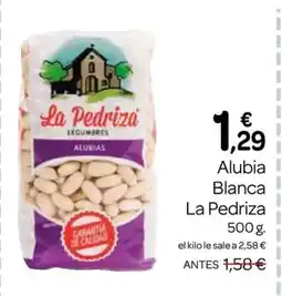 Supermercados El Jamón LA PEDRIZA Alubia Blanca oferta