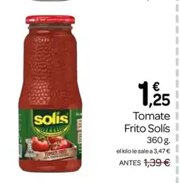 Supermercados El Jamón SOLIS Tomate Frito oferta