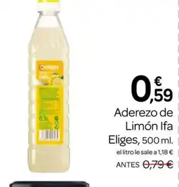 Supermercados El Jamón IFA ELIGES Aderezo de Limón oferta