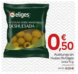 Supermercados El Jamón IFA ELIGES Aceitunas sin Hueso oferta