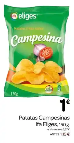Supermercados El Jamón IFA ELIGES Patatas Campesinas oferta