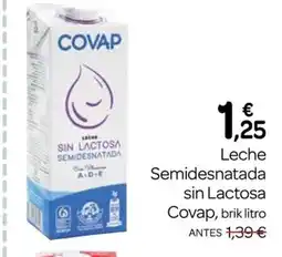 Supermercados El Jamón COVAP Leche Semidesnatada sin Lactosa oferta