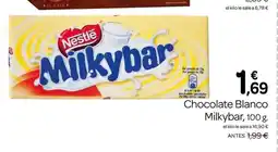 Supermercados El Jamón MILKYBAR Chocolate Blanco oferta