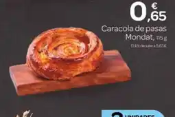 Supermercados El Jamón Caracola de pasas Mondat oferta