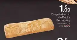 Supermercados El Jamón Chapata Horno de Piedra Berlys oferta