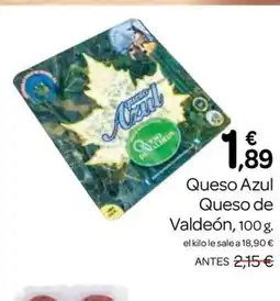 Supermercados El Jamón Queso Azul Queso de Valdeón oferta