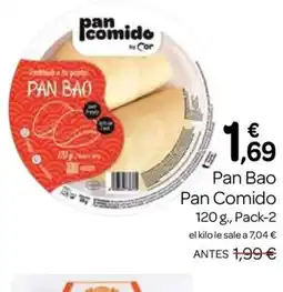 Supermercados El Jamón PAN COMIDO Pan Bao oferta