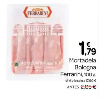 Supermercados El Jamón FERRARINI Mortadella Bologna oferta