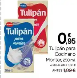 Supermercados El Jamón TULIPÁN para Cocinar o Montar oferta