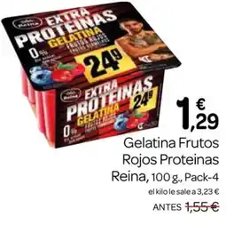 Supermercados El Jamón REINA Gelatina Frutos Rojos Proteinas oferta