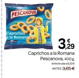 Supermercados El Jamón PESCANOVA Caprichos a la Romana oferta