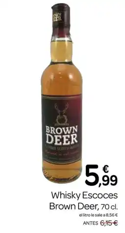 Supermercados El Jamón BROWN DEER Whisky Escoces oferta