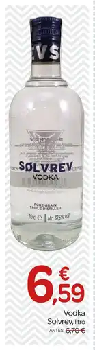 Supermercados El Jamón SØLVREV Vodka oferta