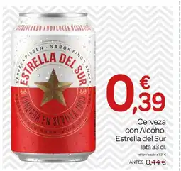 Supermercados El Jamón ESTRELLA DEL SUR Cerveza con Alcohol oferta