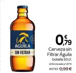 Supermercados El Jamón EL ÁGUILA Cerveza sin Filtrar oferta