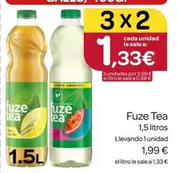 Supermercados El Jamón FUZE TEA oferta