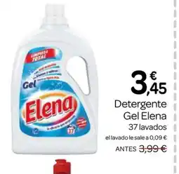 Supermercados El Jamón ELENA Detergente Gel oferta