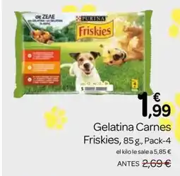 Supermercados El Jamón FRISKIES Gelatina Carnes oferta