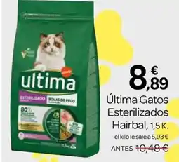 Supermercados El Jamón ÚLTIMA Gatos Esterilizados Hairbal oferta