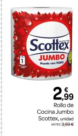 Supermercados El Jamón SCOTTEX Rollo de Cocina Jumbo oferta