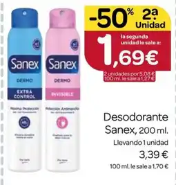Supermercados El Jamón SANEX Desodorante oferta
