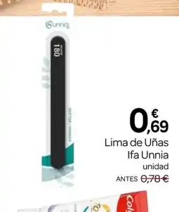 Supermercados El Jamón IFA UNNIA Lima de Uñas oferta