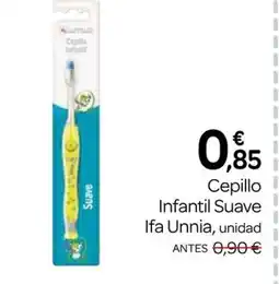 Supermercados El Jamón IFA UNNIA Cepillo Infantil Suave oferta