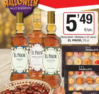 SPAR Fragadis EL PRIOR Moscatell, Mistela o Vi ranci oferta