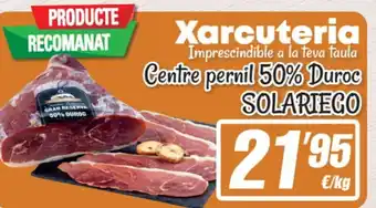 SOLARIEGO Centre pernil 50% Duroc