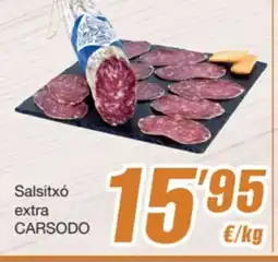 SPAR Fragadis CARSODO Salsitxó extra oferta