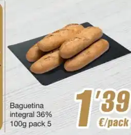 SPAR Fragadis Baguetina integral 36% oferta