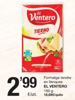 SPAR Fragadis EL VENTERO Formatge tendre en llenques oferta
