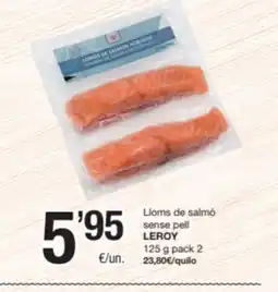 SPAR Fragadis LEROY Lloms de salmó sense pell oferta