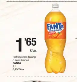 SPAR Fragadis FANTA Refresc zero taronja o zero llimona oferta