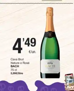 SPAR Fragadis BACH Cava Brut Nature o Rosé oferta