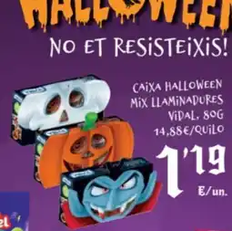 SPAR Fragadis VIDAL Caixa halloween mix llaminadures oferta